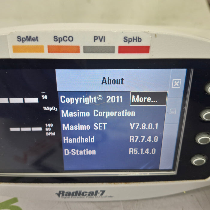 Masimo Radical 7 Pulse Oximeter w/ Base