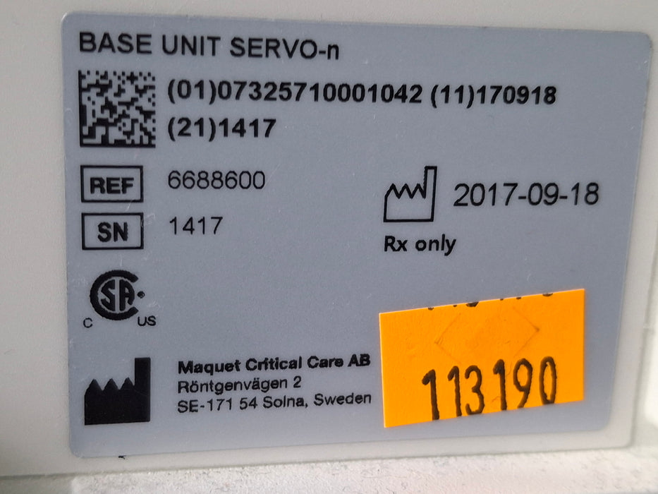 Maquet Servo N Ventilator