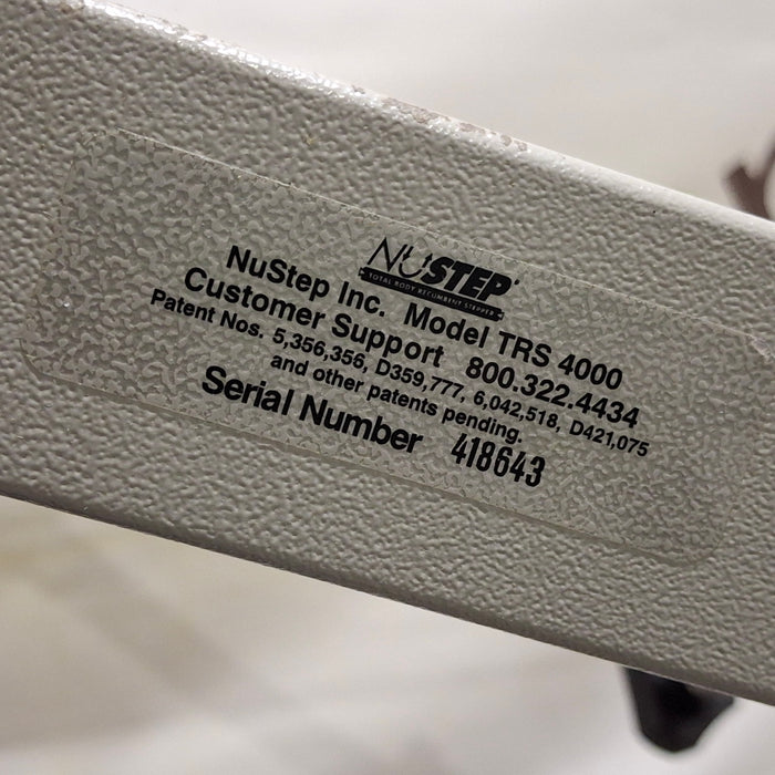 NuStep, Inc. TRS 4000 Recumbent Cross Trainer