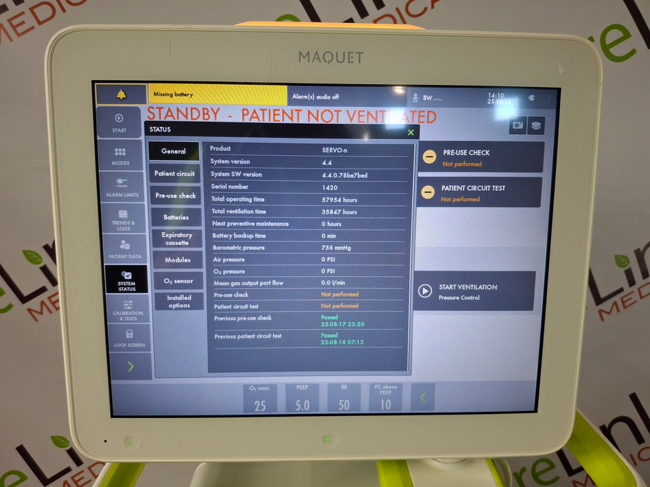 Maquet Servo N Ventilator