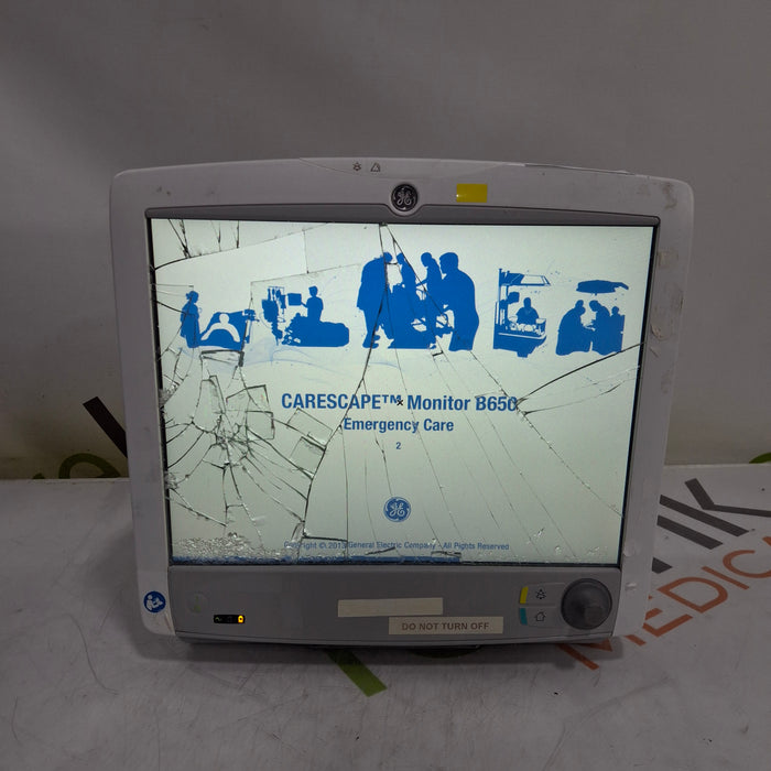GE Healthcare Carescape B650 Emergency Care Patient Monitor