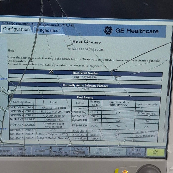 GE Healthcare Carescape B650 Emergency Care Patient Monitor