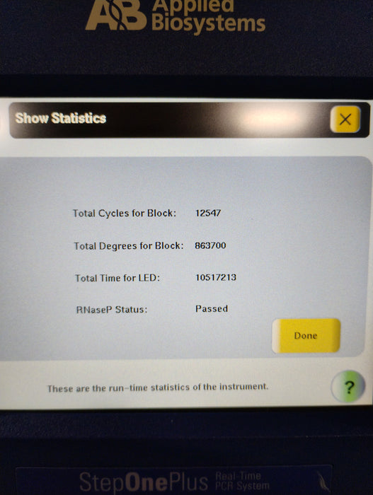 Applied Biosystems StepOne Plus Real-Time PCR System