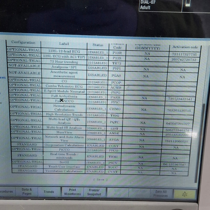 GE Healthcare Carescape B650 Emergency Care Patient Monitor