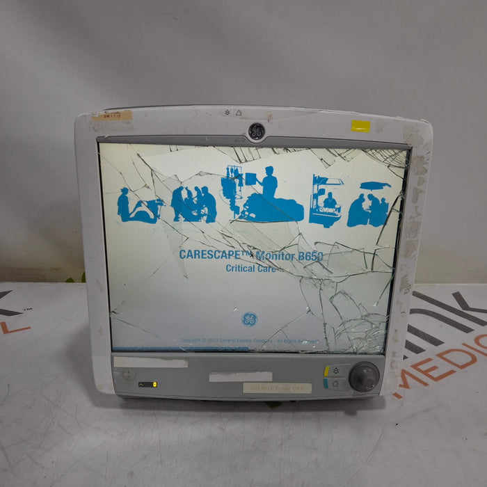 GE Healthcare Carescape B650 Critical Care Patient Monitor