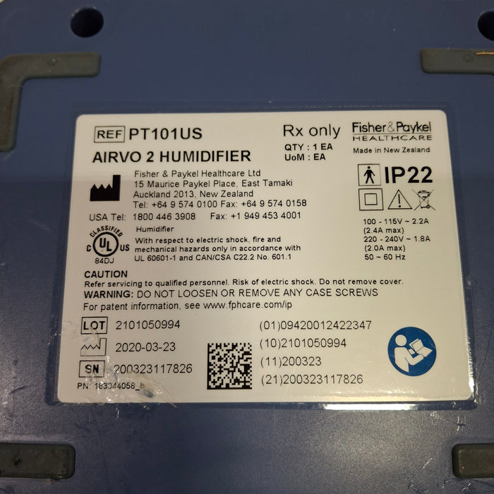 Fisher & Paykel Airvo 2 Humidified High Flow Therapy Unit