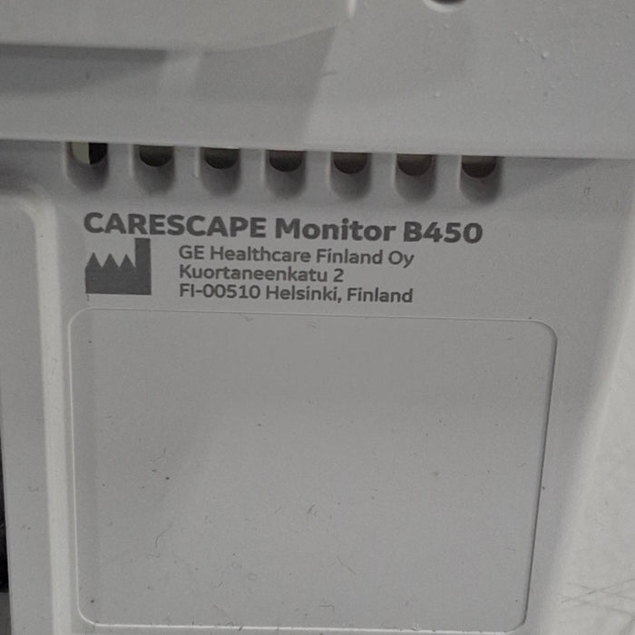 GE Healthcare Carescape B450 Critical Care Patient Monitor