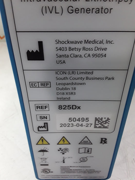 Shockwave Medical, Inc. 825Dx Intravascular Lithotripsy Generator