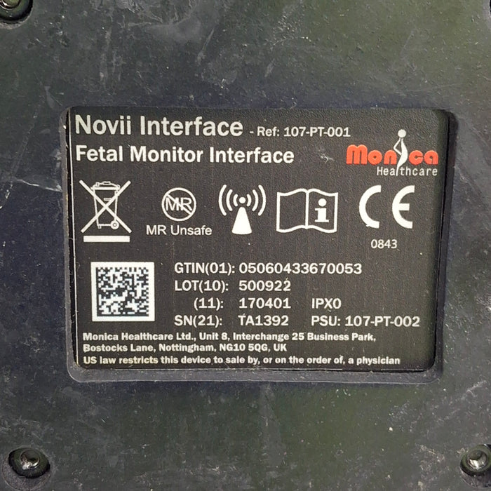 Monica Healthcare Limited 107-PT-001 Fetal Monitor