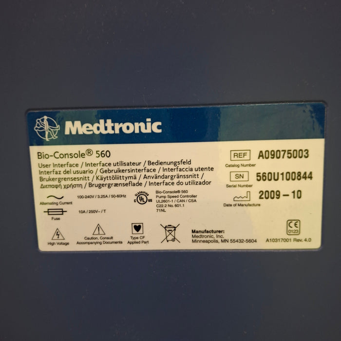 Medtronic Bio-Console 560 Centrifugal Pump