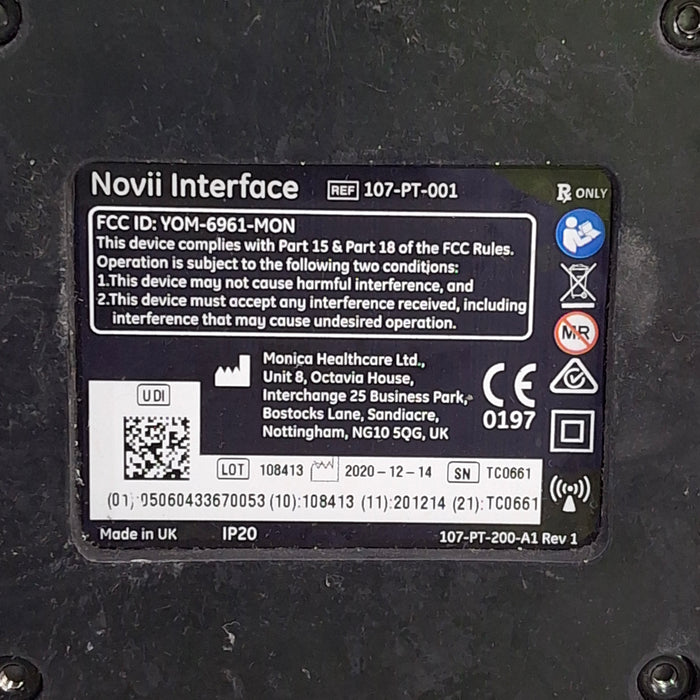 Monica Healthcare Limited 107-PT-001 Fetal Monitor