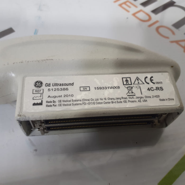 GE Healthcare 4C-RS Convex Array Transducer