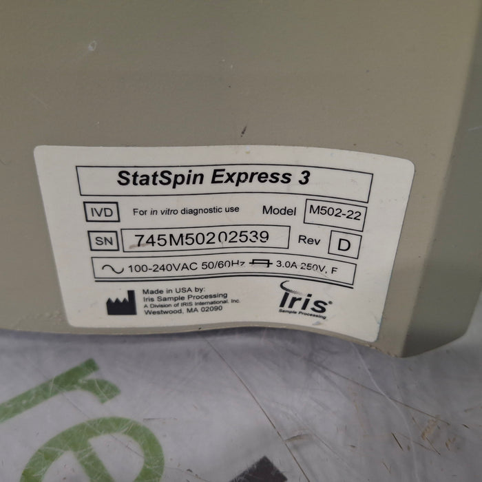 IRIS Medical StatSpin Express 3 Centrifuge