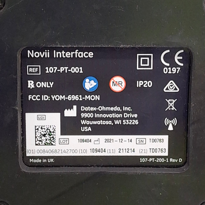 Monica Healthcare Limited 107-PT-001 Fetal Monitor