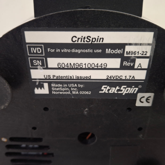 IRIS Medical CritSpin M961-22 Centrifuge