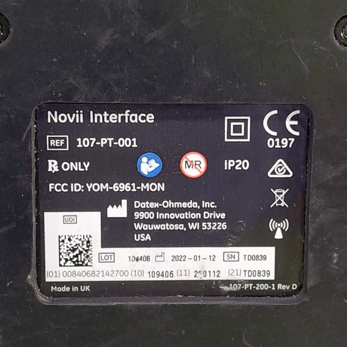 Monica Healthcare Limited 107-PT-001 Fetal Monitor