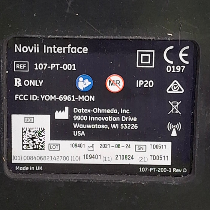 Monica Healthcare Limited 107-PT-001 Fetal Monitor