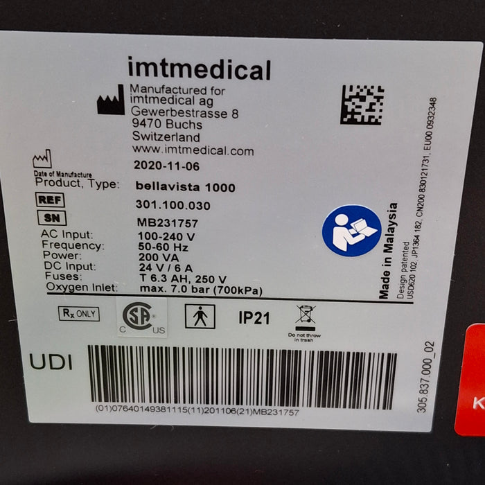 Vyaire Medical Bellevista 1000 Ventilator