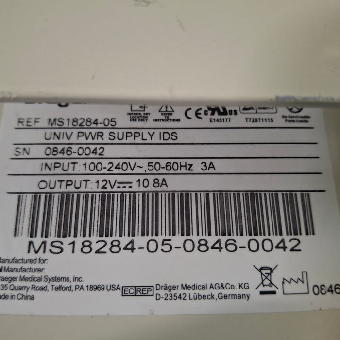 Draeger Medical MS18284 Universal Power Supply IDS