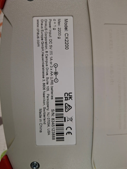 Ohaus CX2200 Portable Balance Scale