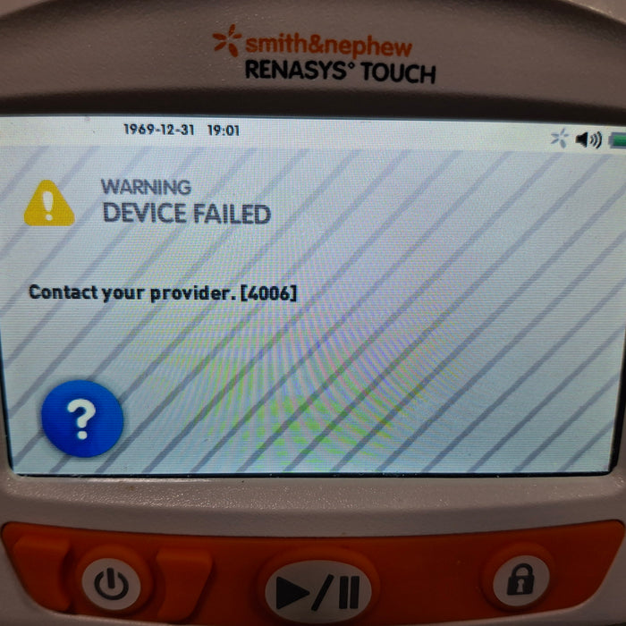 Smith & Nephew Renasys Touch Negative Pressure Wound Therapy System