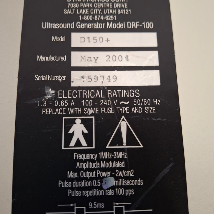 Dynatronics Dynatron 150 Plus Therapy Ultrasound