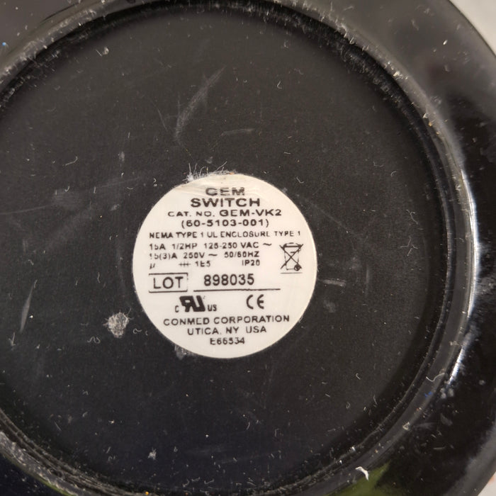 ConMed 60-5103-001 Bipolar Foot Switch