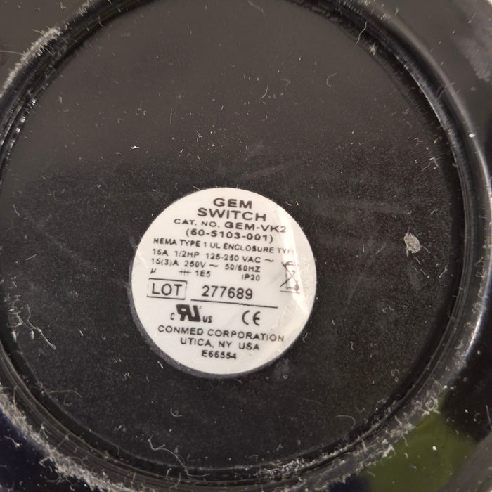 ConMed 60-5103-001 Bipolar Foot Switch