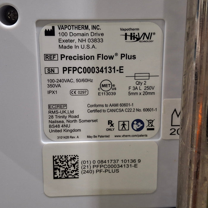 Vapotherm Precision Flow Plus Meter Humidifier