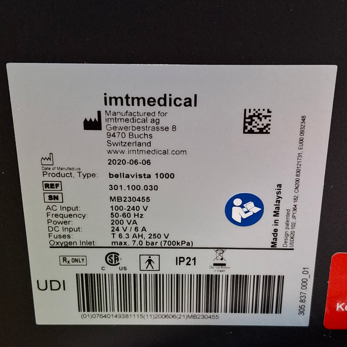 Vyaire Medical Bellevista 1000 Ventilator