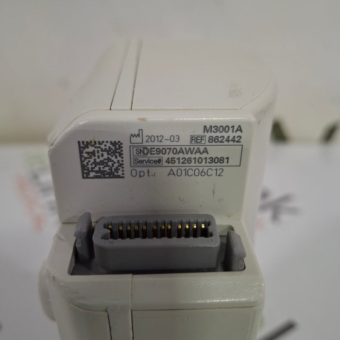 Philips M3001A-A01C06C12 Fast SpO2, NIBP, 12 lead ECG, Temp, IBP MMS Module