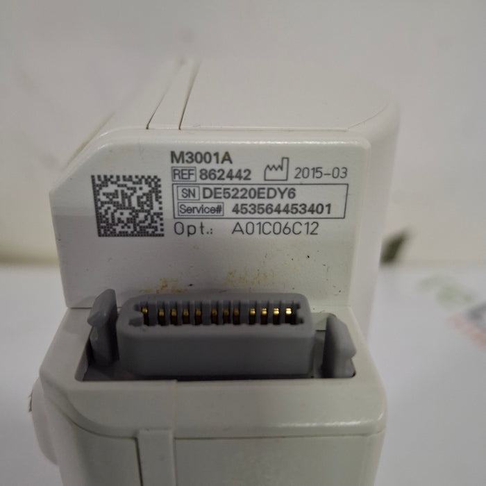 Philips M3001A-A01C06C12 Fast SpO2, NIBP, 12 lead ECG, Temp, IBP MMS Module