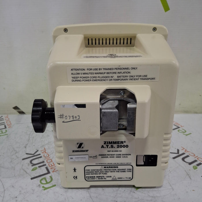 Zimmer ATS 2000 Automatic Tourniquet System