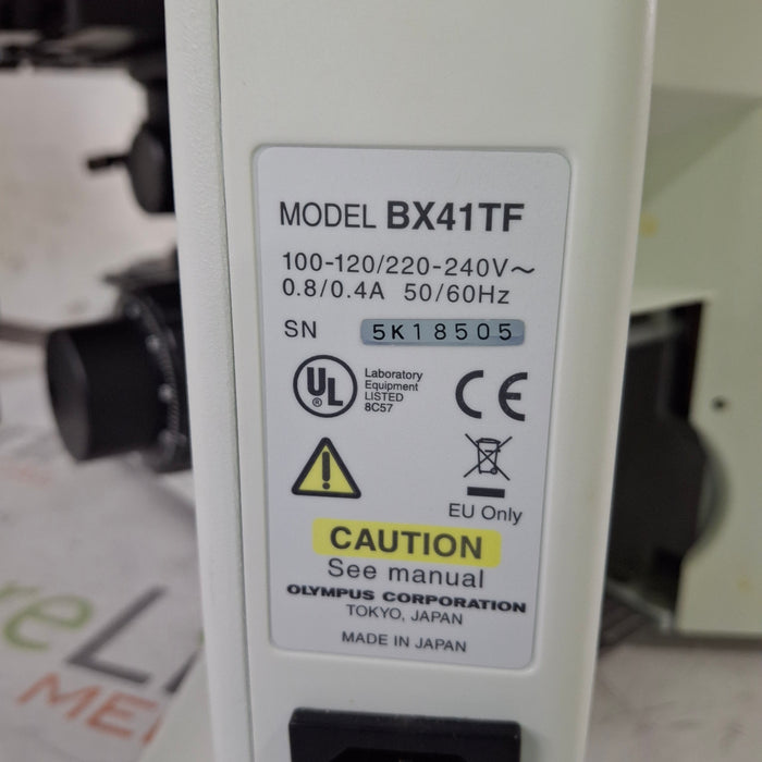 Olympus BX41TF Binocular Microscope