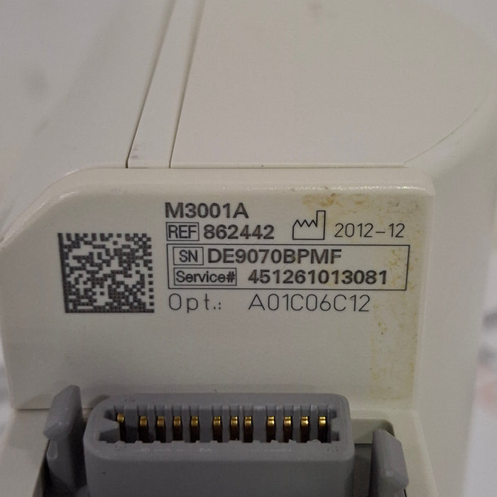 Philips M3001A-A01C06C12 Fast SpO2, NIBP, 12 lead ECG, Temp, IBP MMS Module