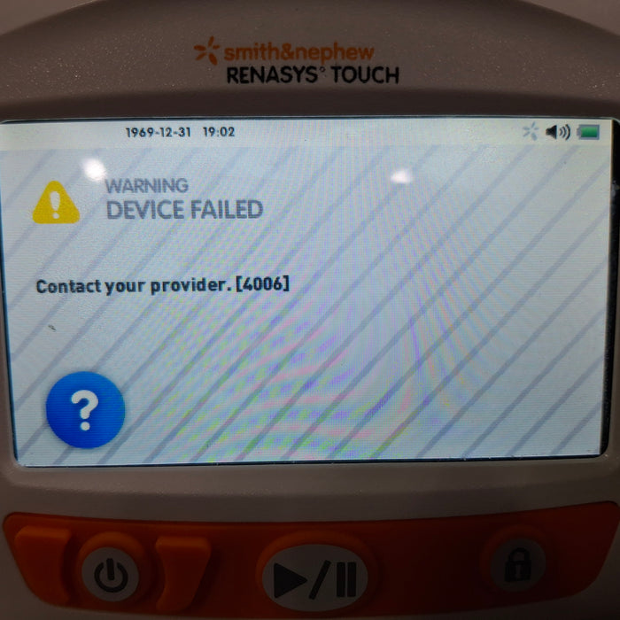 Smith & Nephew Renasys Touch Negative Pressure Wound Therapy System