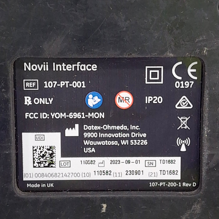 Monica Healthcare Limited 107-PT-001 Fetal Monitor