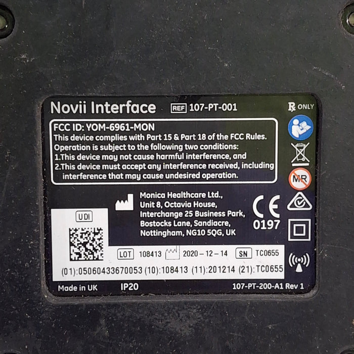 Monica Healthcare Limited 107-PT-001 Fetal Monitor