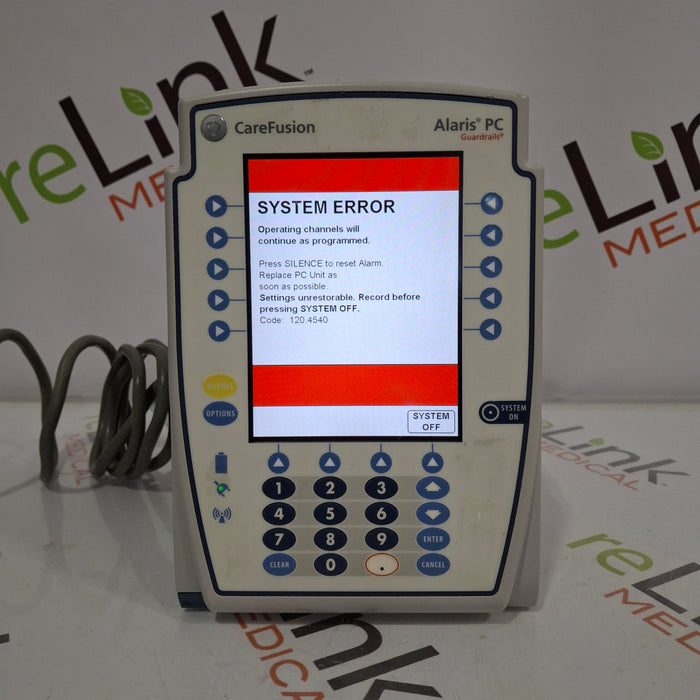 CareFusion Alaris 8015 Large Screen POC Infusion Pump