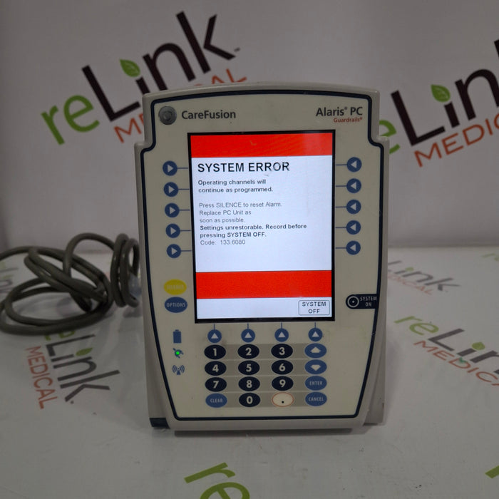 CareFusion Alaris 8015 Large Screen POC Infusion Pump