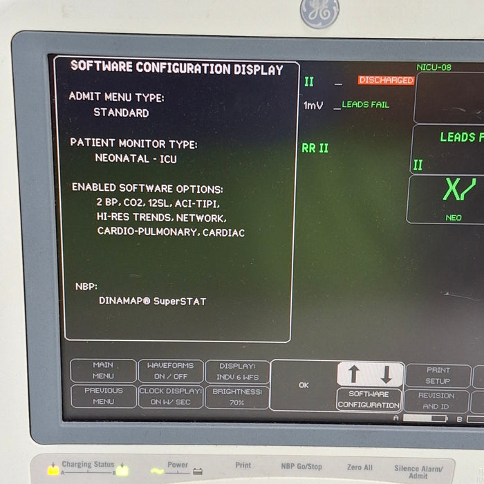 GE Healthcare Dash 4000 - GE/Nellcor SpO2 Patient Monitor