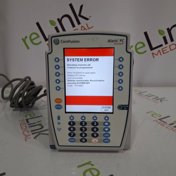 CareFusion Alaris 8015 Large Screen POC Infusion Pump