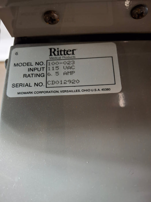 Ritter 100 Exam Table