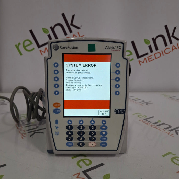 CareFusion Alaris 8015 Large Screen POC Infusion Pump