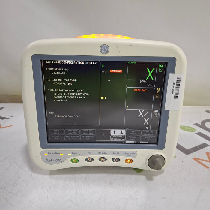 GE Healthcare Dash 4000 - GE/Nellcor SpO2 Patient Monitor