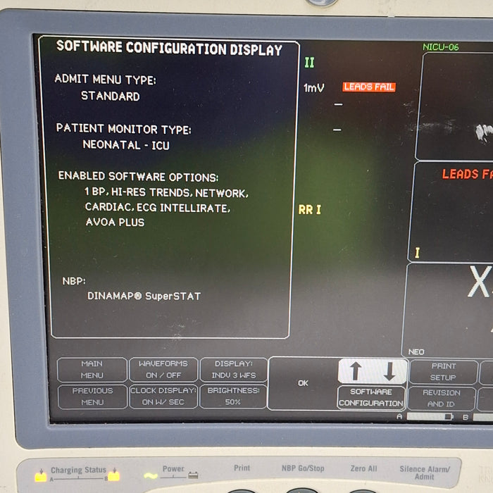 GE Healthcare Dash 4000 - GE/Nellcor SpO2 Patient Monitor