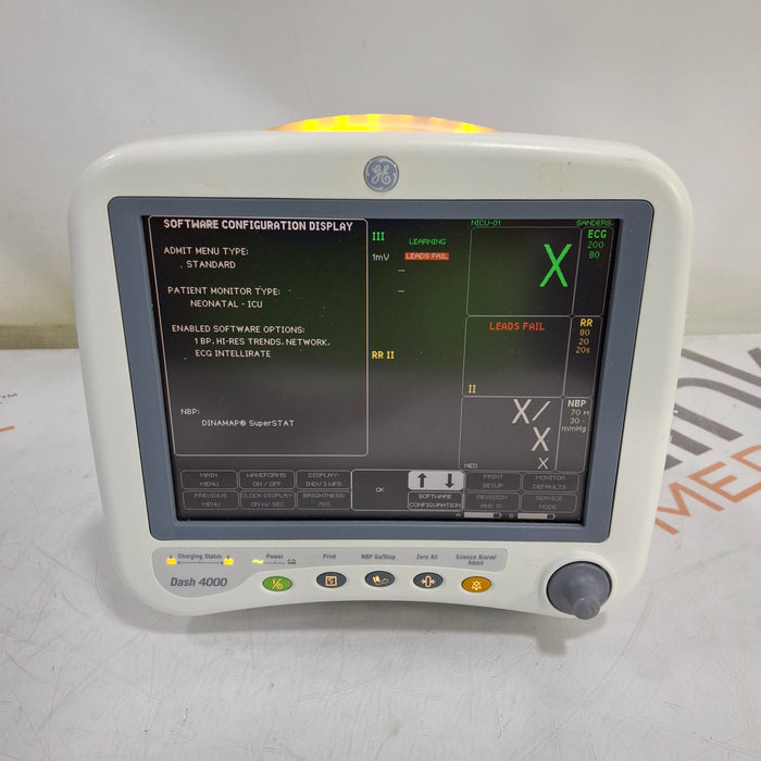 GE Healthcare Dash 4000 - GE/Nellcor SpO2 Patient Monitor