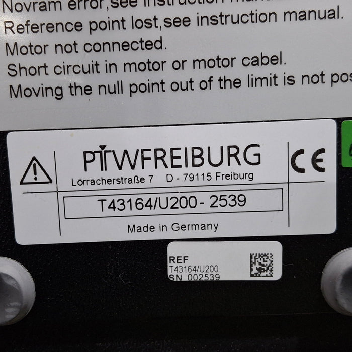 PTW Blue Water Phantom Tank w/ Lift Table