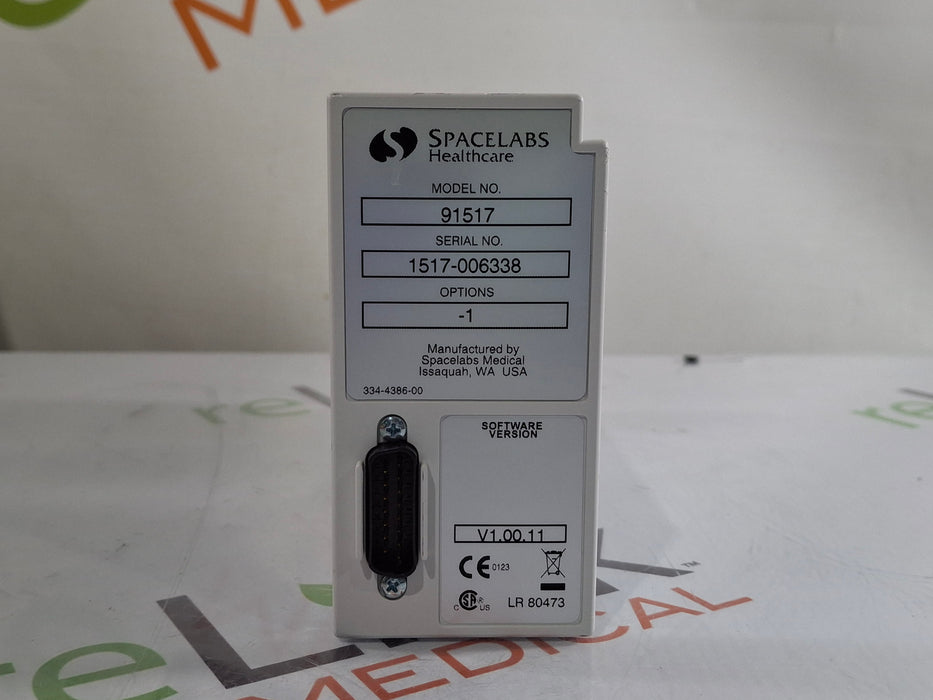 Spacelabs Healthcare Ultraview SL 91517 Multigas Analyzer