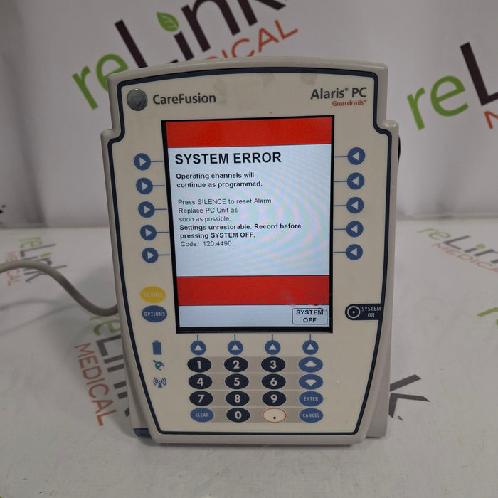 CareFusion Alaris 8015 Large Screen POC Infusion Pump